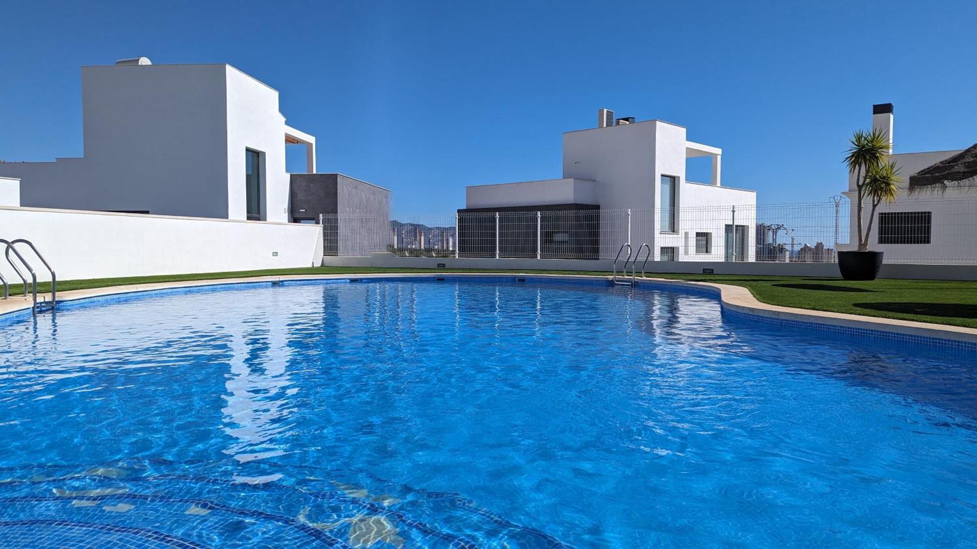Panoramic Luxury Sea View House Villa Finestrat Bagian luar foto